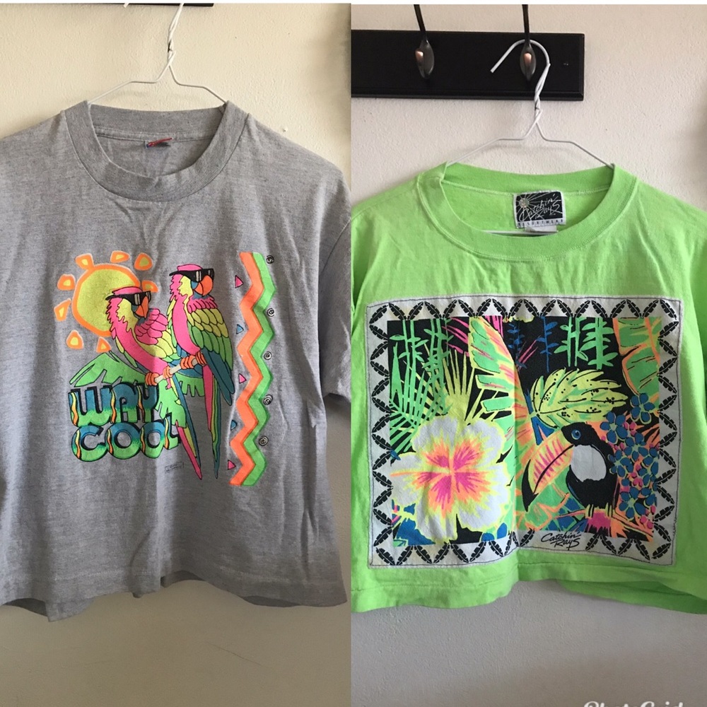 Two Vintage Crop Tops